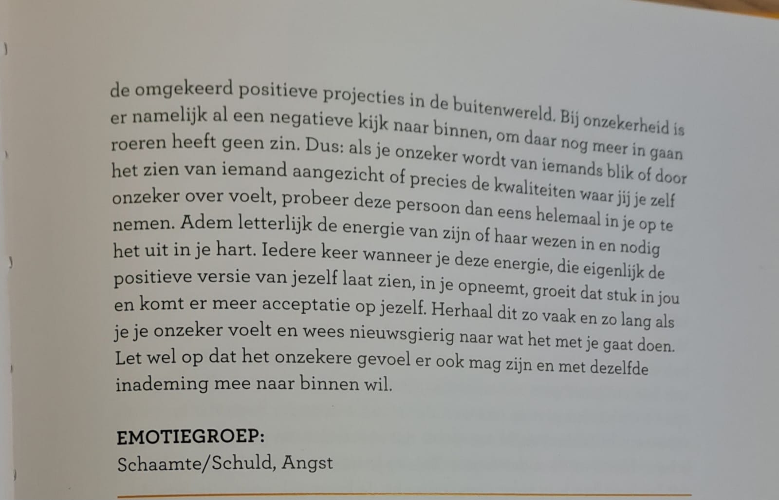 Bladzijden uit het boek over onzekerheid